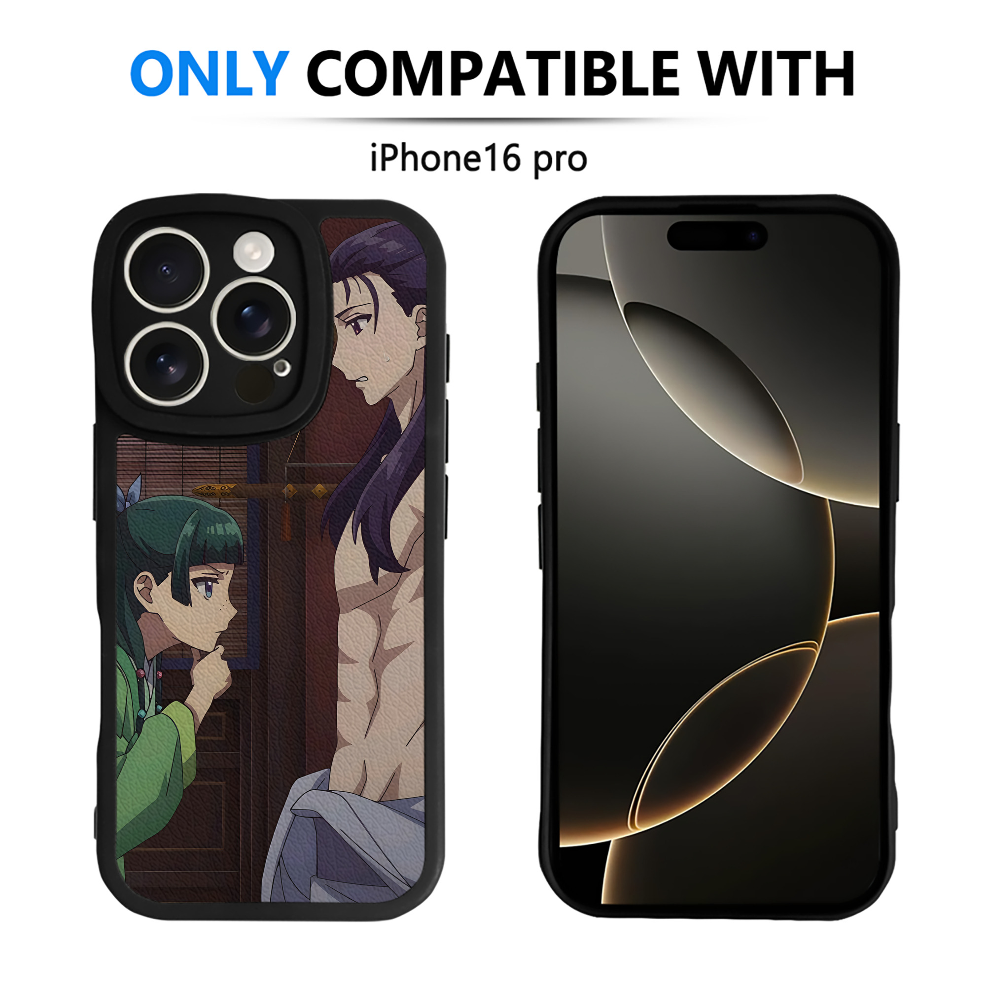 薬屋のひとりごと The Apothecary Diaries 【iPhone 16シリーズ対応】シリコンスマホケース（レザー調） 材質：シリコン